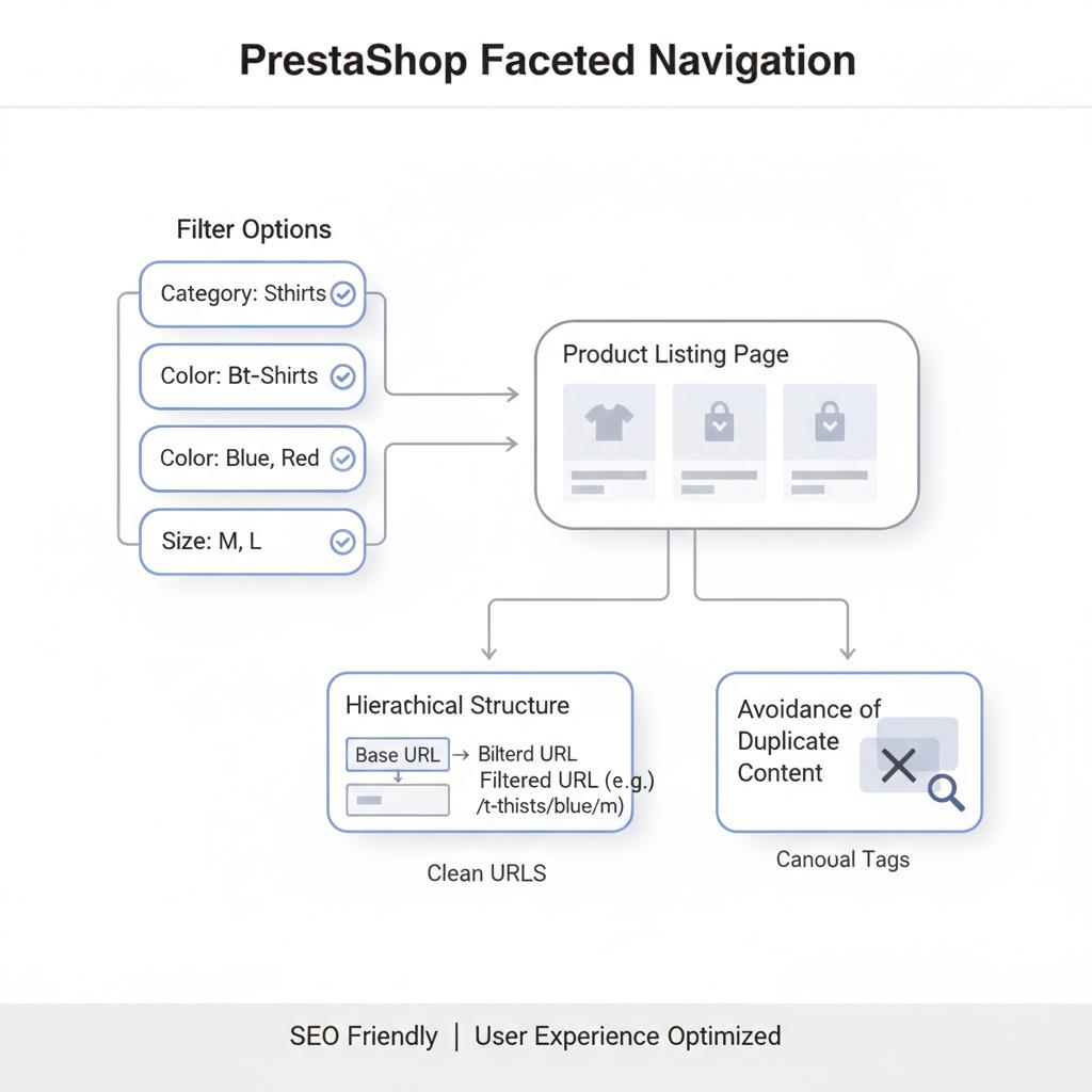 Navigazione a faccette PrestaShop senza duplicati